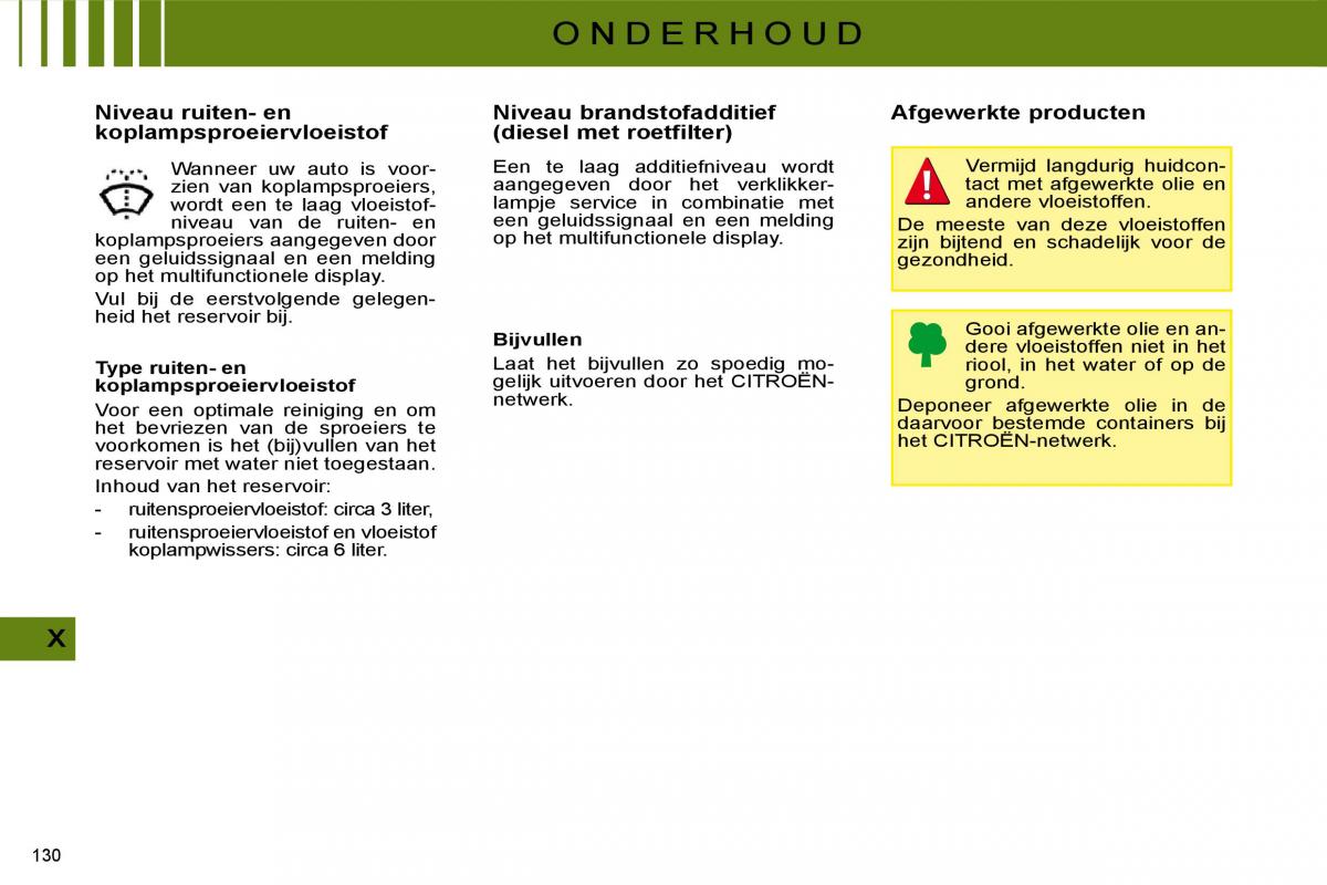 Citroen C4 I 1 owners manual handleiding / page 134