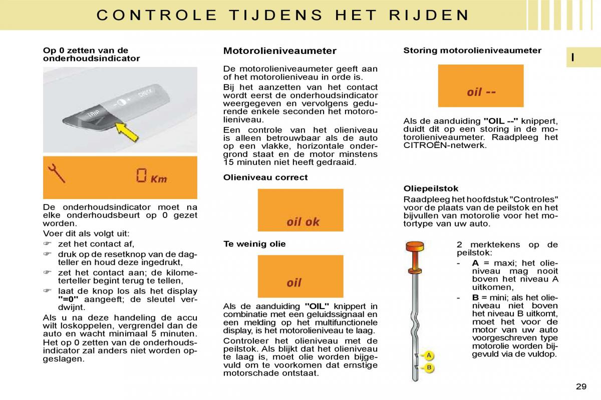 Citroen C4 I 1 owners manual handleiding / page 14