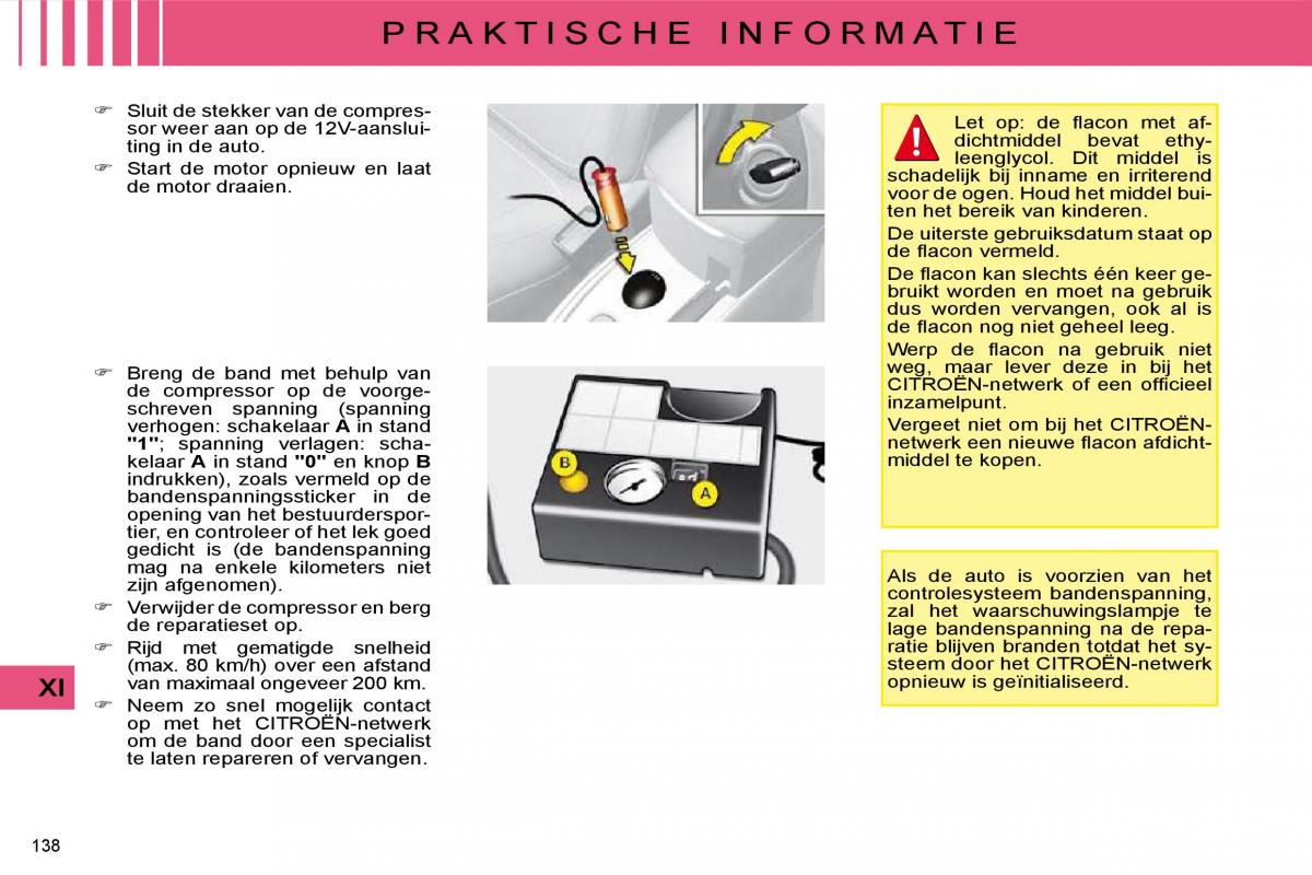 Citroen C4 I 1 owners manual handleiding / page 143