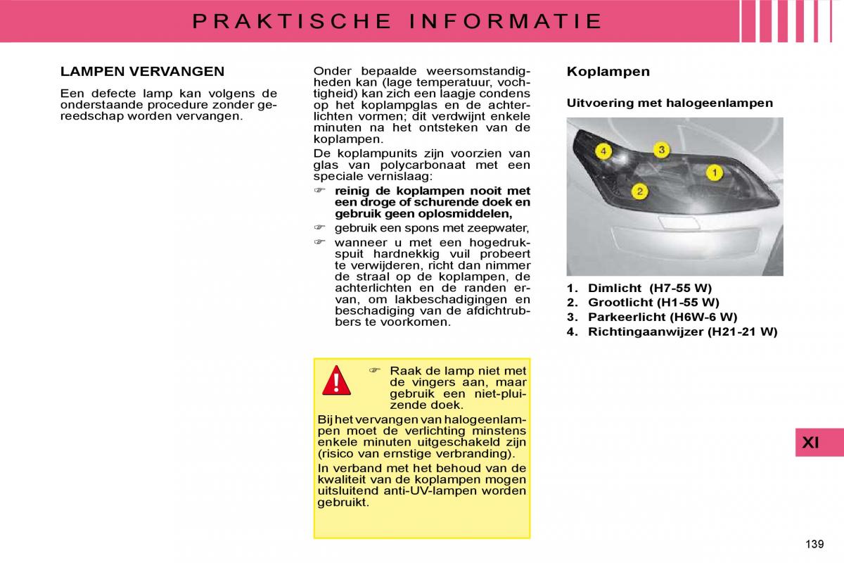 Citroen C4 I 1 owners manual handleiding / page 144