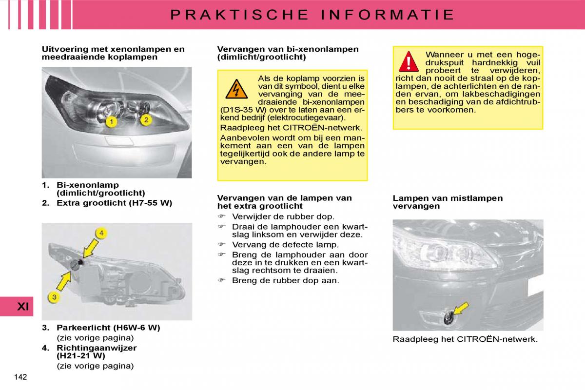 Citroen C4 I 1 owners manual handleiding / page 147