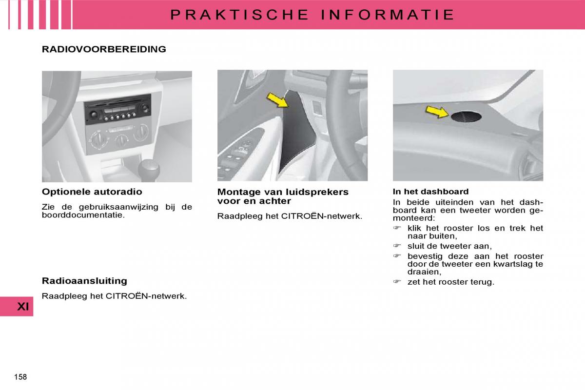 Citroen C4 I 1 owners manual handleiding / page 165