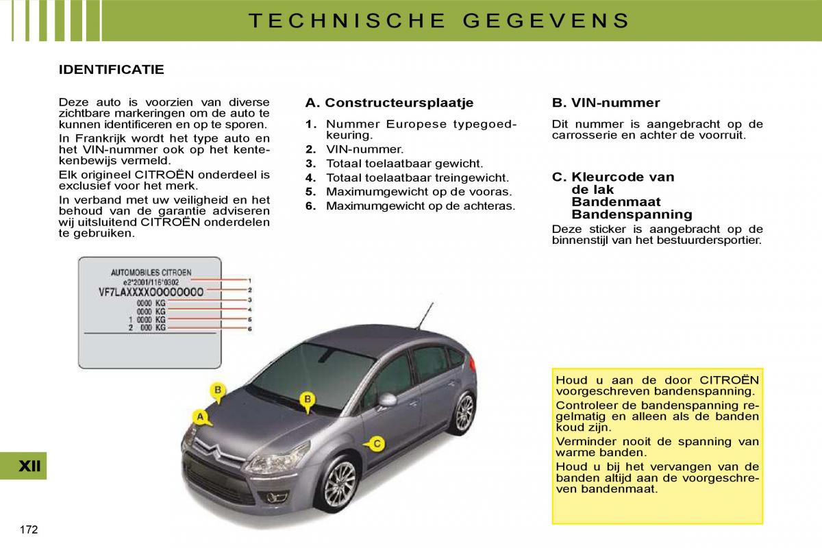 Citroen C4 I 1 owners manual handleiding / page 179