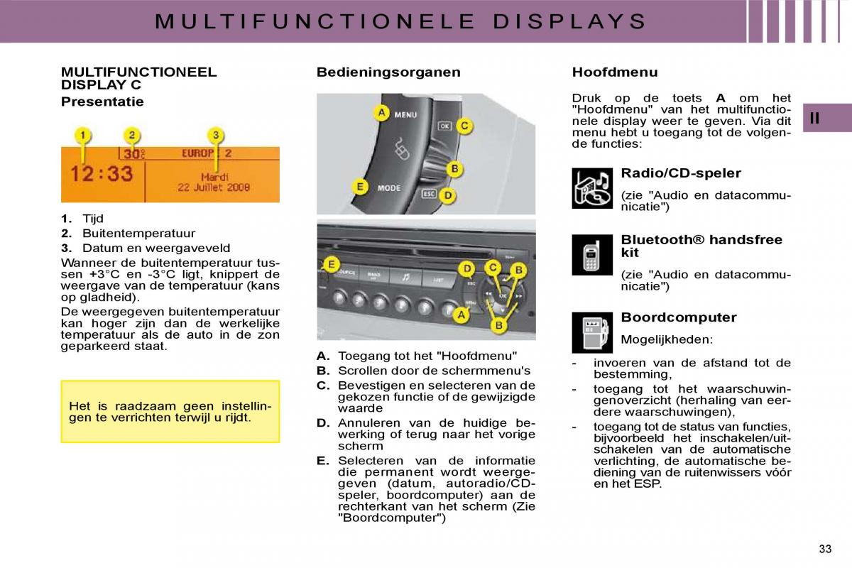 Citroen C4 I 1 owners manual handleiding / page 18