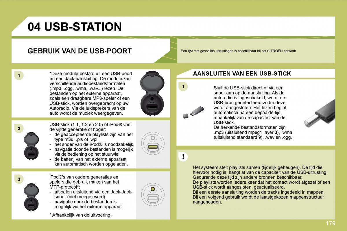 Citroen C4 I 1 owners manual handleiding / page 186