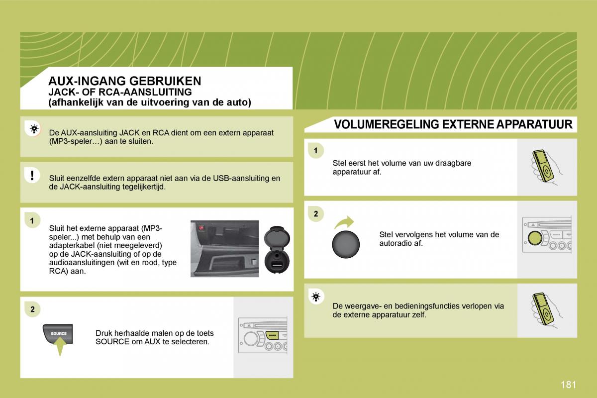 Citroen C4 I 1 owners manual handleiding / page 188