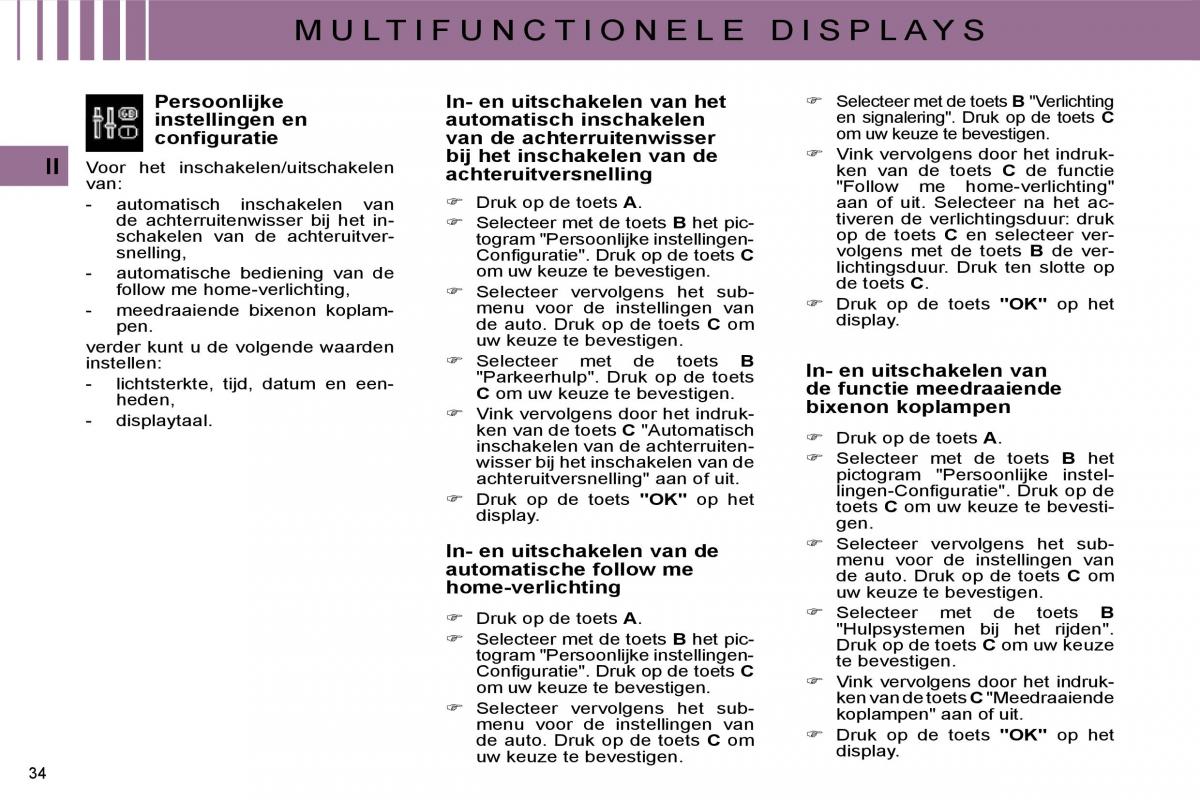 Citroen C4 I 1 owners manual handleiding / page 19