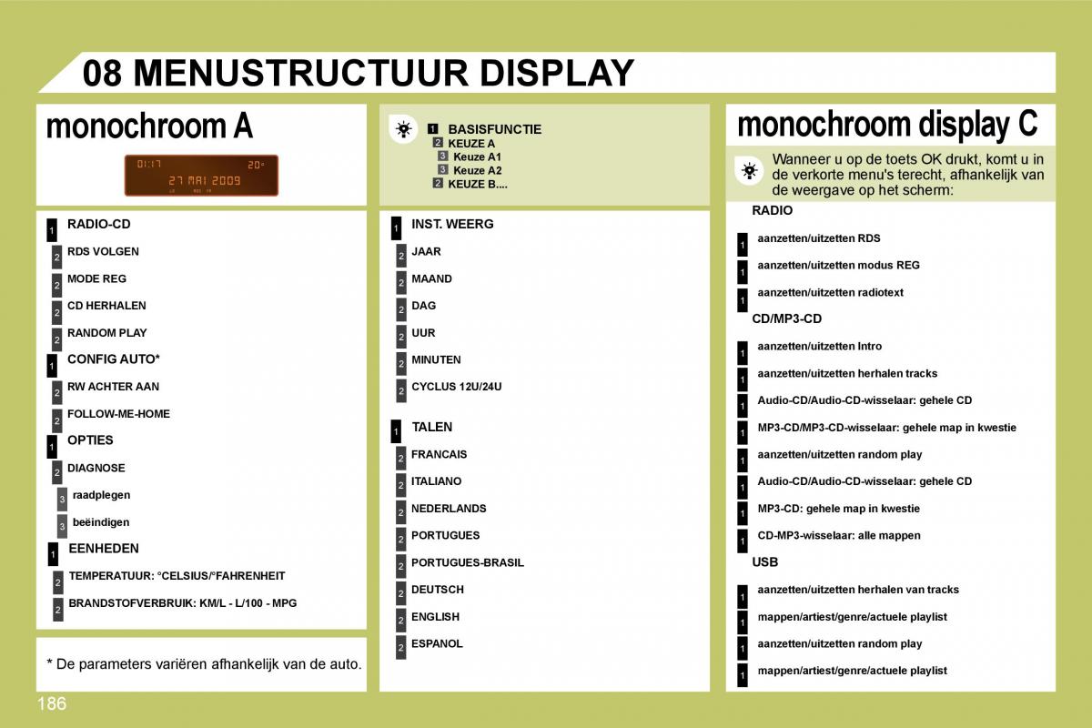 Citroen C4 I 1 owners manual handleiding / page 193