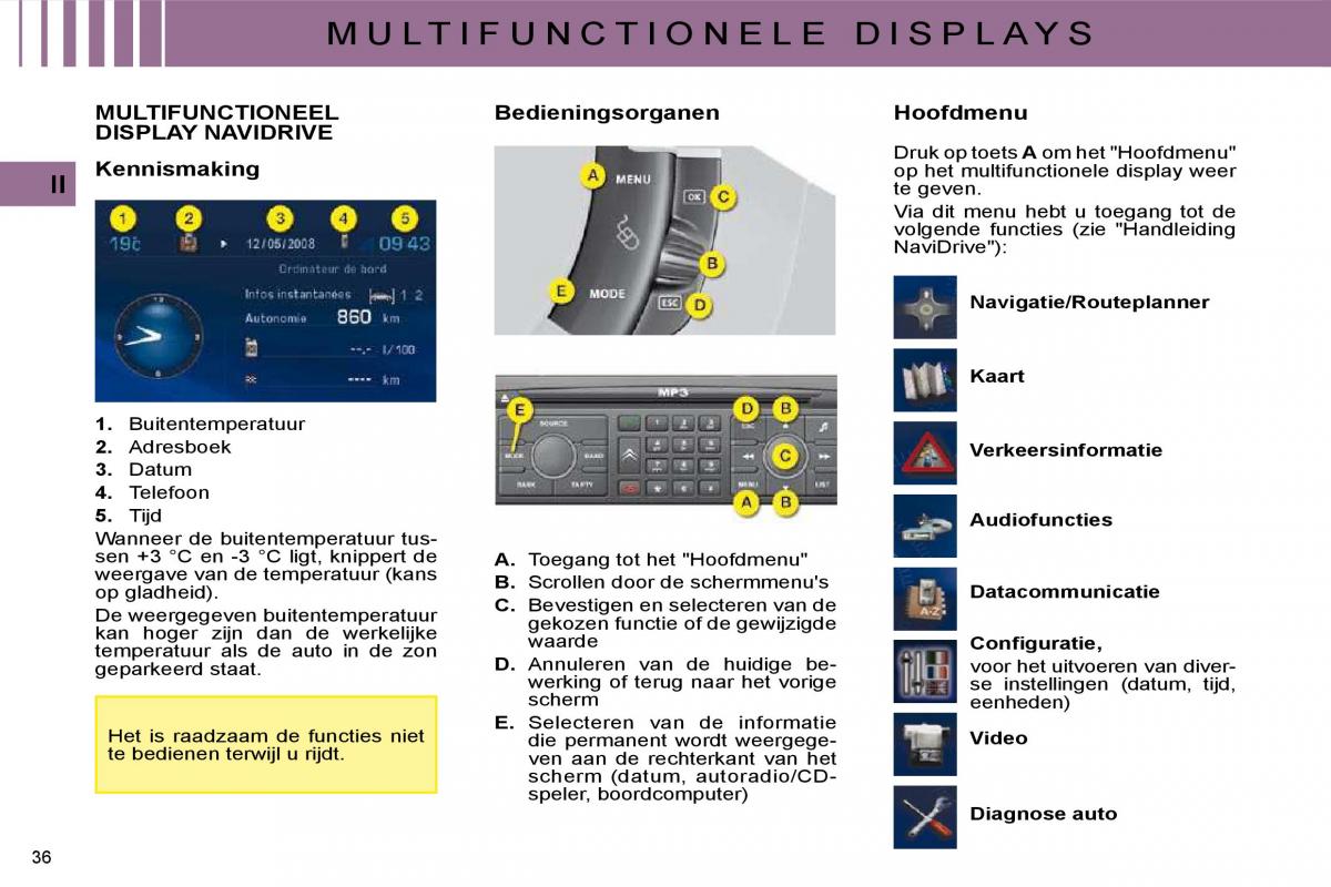 Citroen C4 I 1 owners manual handleiding / page 21