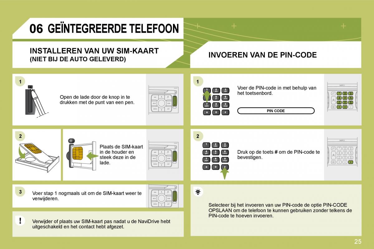 Citroen C4 I 1 owners manual handleiding / page 221