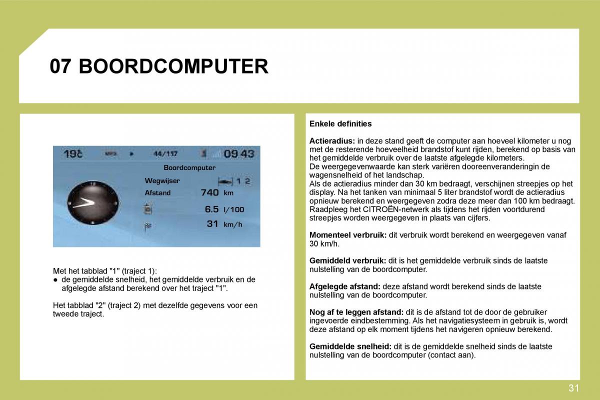 Citroen C4 I 1 owners manual handleiding / page 227