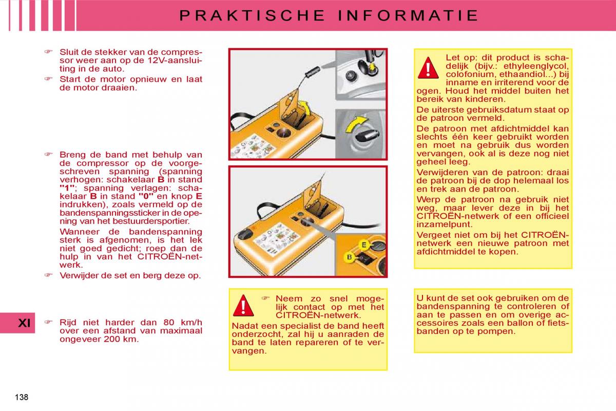 Citroen C4 I 1 owners manual handleiding / page 276