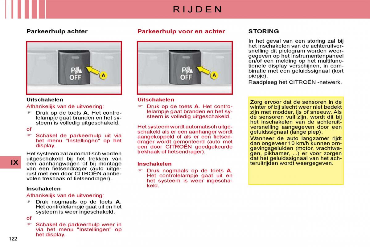 Citroen C4 I 1 owners manual handleiding / page 277