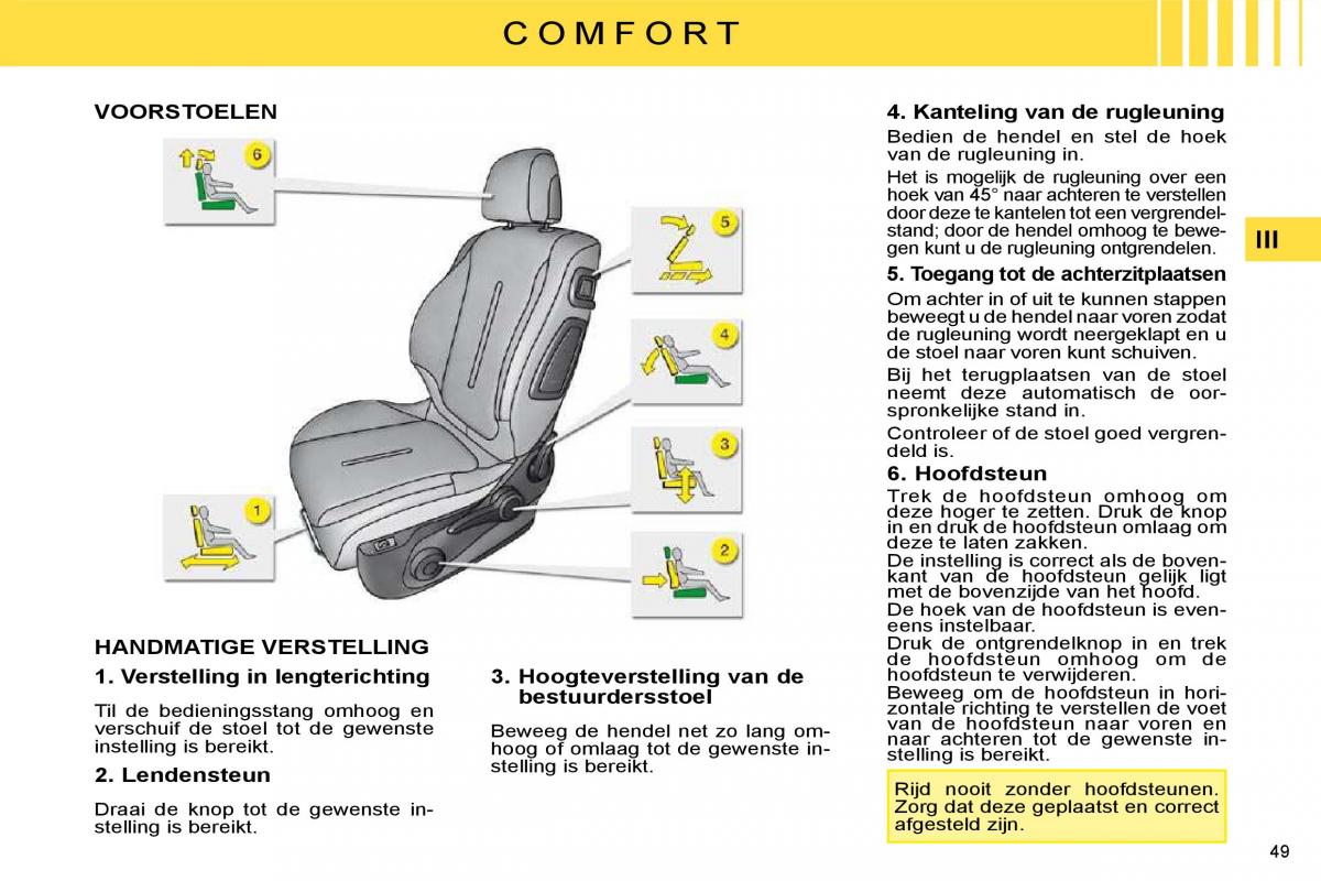 Citroen C4 I 1 owners manual handleiding / page 36