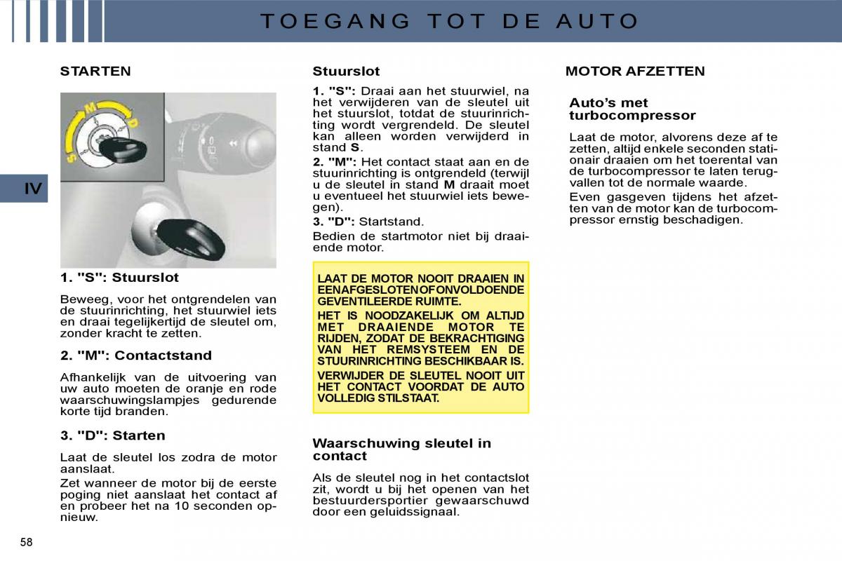 Citroen C4 I 1 owners manual handleiding / page 45