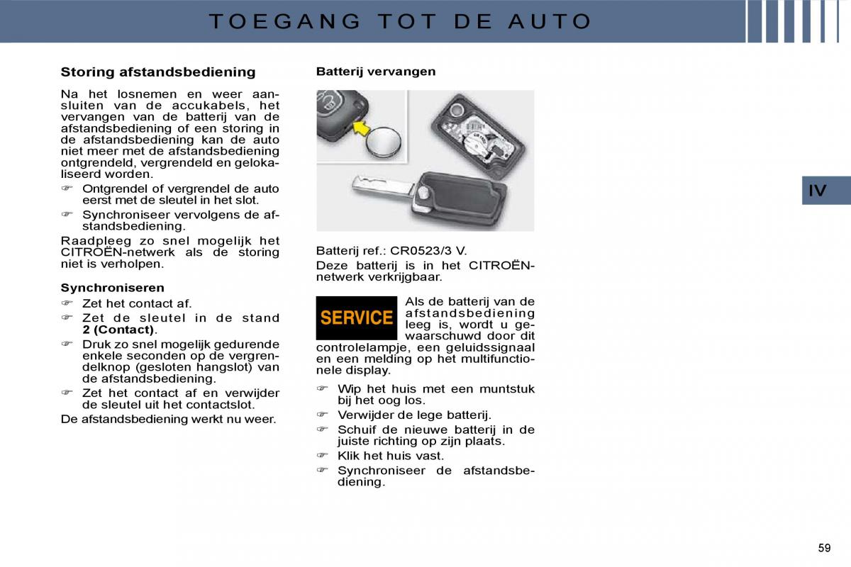 Citroen C4 I 1 owners manual handleiding / page 46