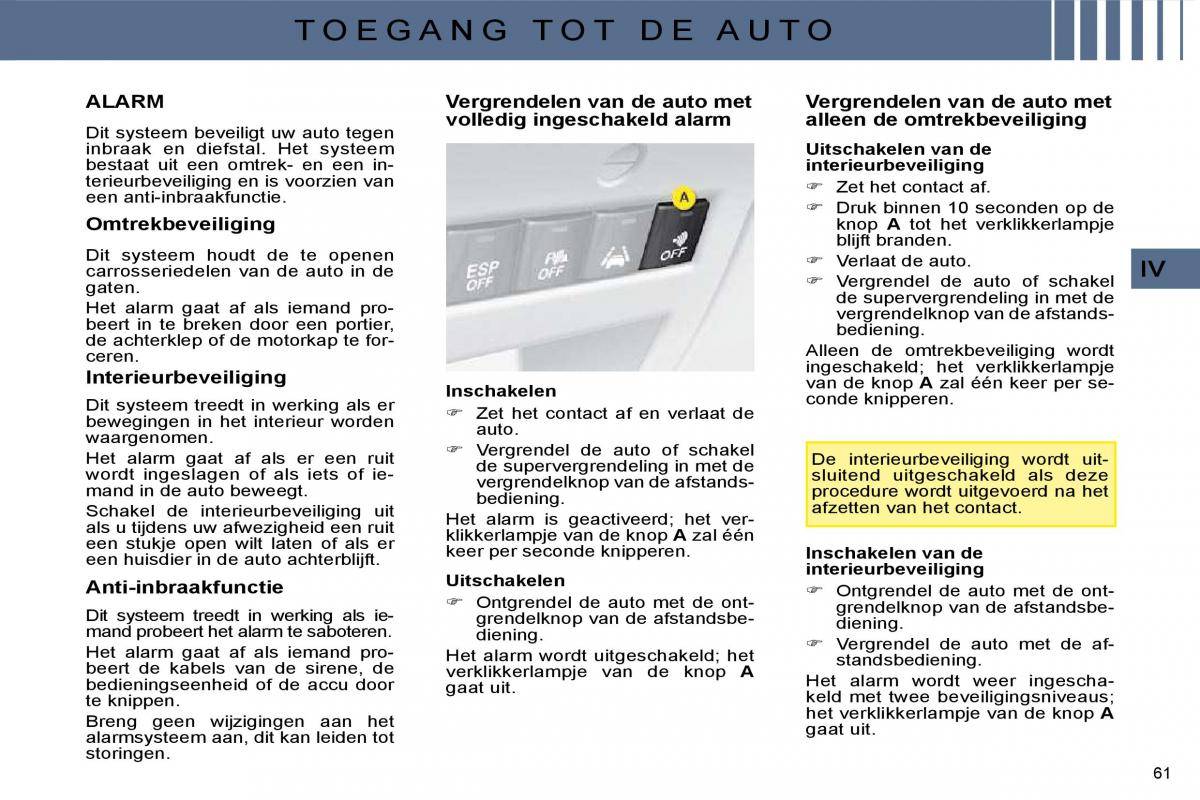 Citroen C4 I 1 owners manual handleiding / page 51