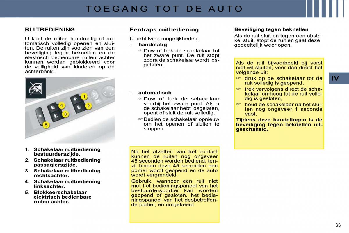 Citroen C4 I 1 owners manual handleiding / page 53