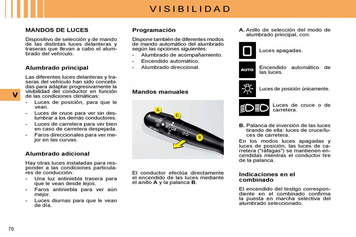 Citroen C4 I 1 owners manual manual del propietario / page 60