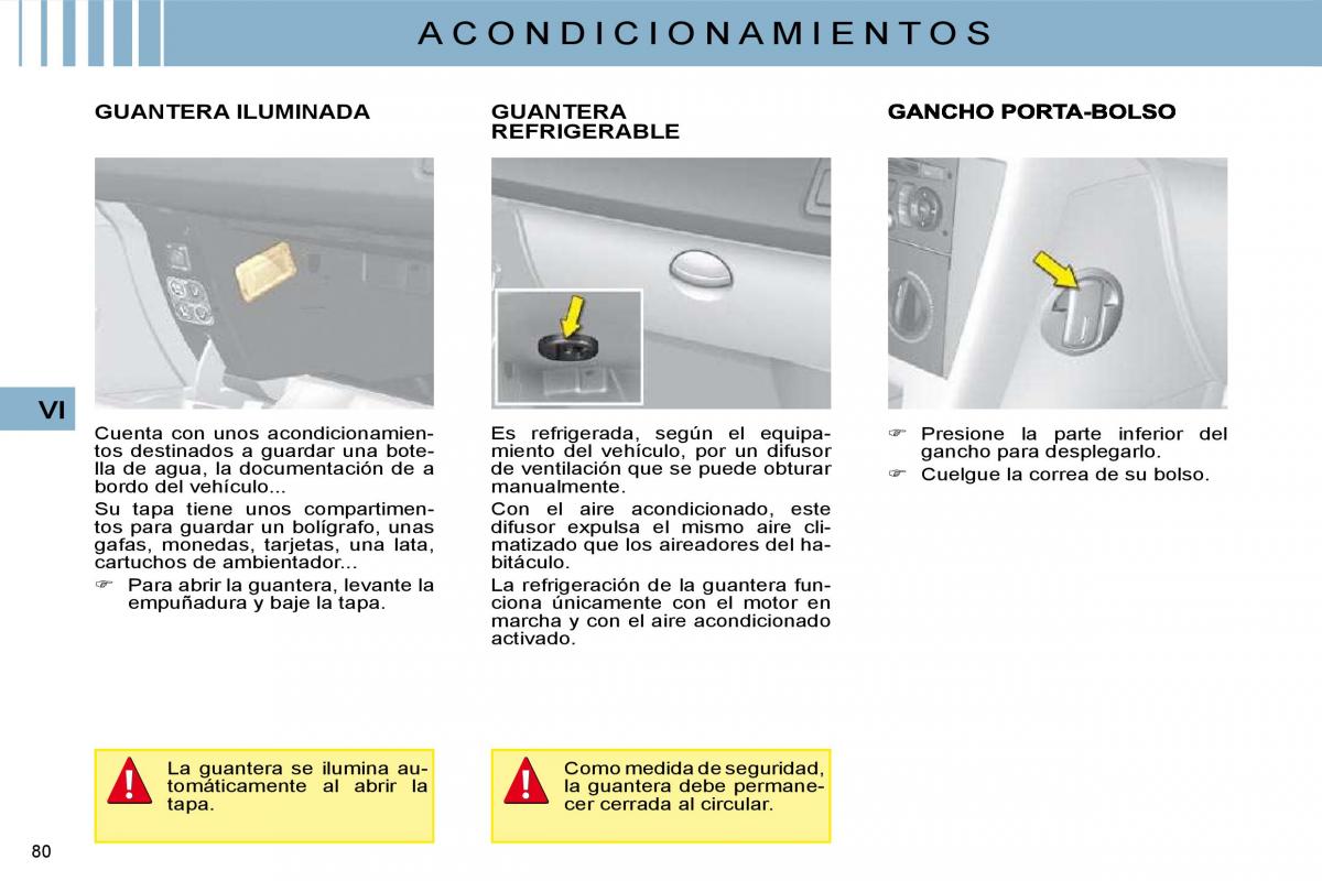 Citroen C4 I 1 owners manual manual del propietario / page 73