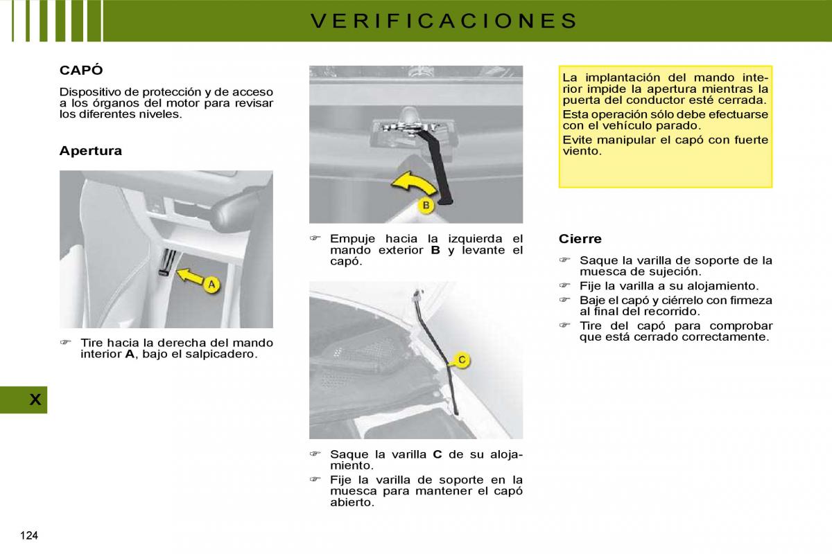 Citroen C4 I 1 owners manual manual del propietario / page 128