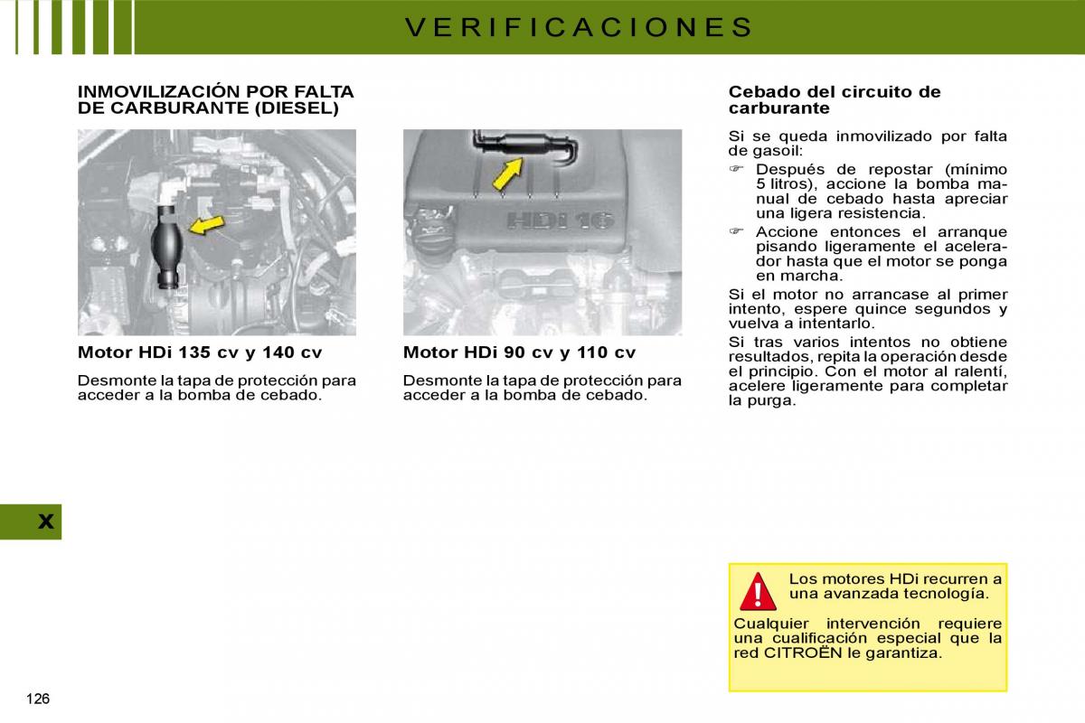 Citroen C4 I 1 owners manual manual del propietario / page 130