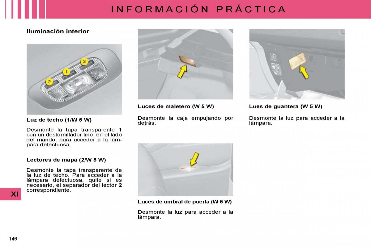 Citroen C4 I 1 owners manual manual del propietario / page 151