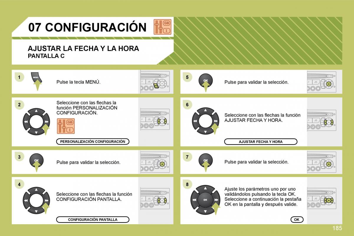 Citroen C4 I 1 owners manual manual del propietario / page 192