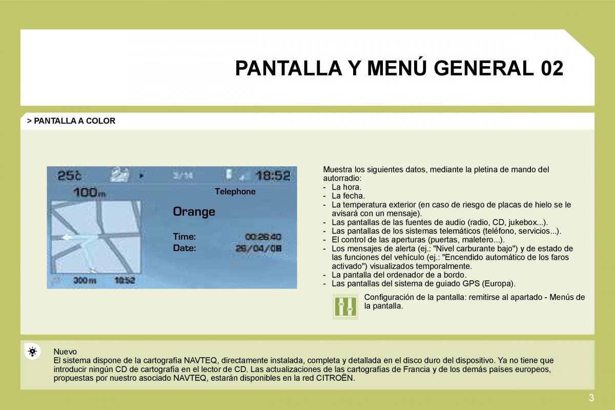 Citroen C4 I 1 owners manual manual del propietario / page 199