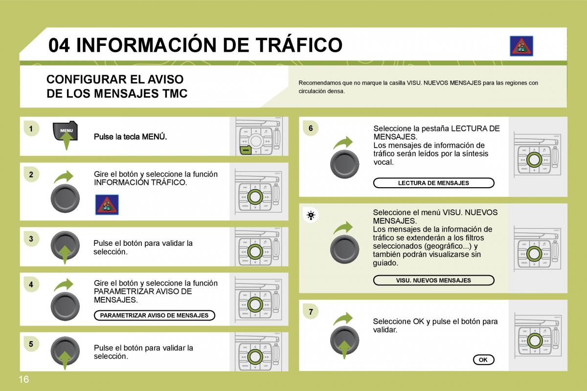 Citroen C4 I 1 owners manual manual del propietario / page 212