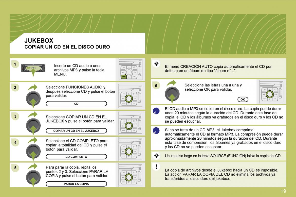 Citroen C4 I 1 owners manual manual del propietario / page 215