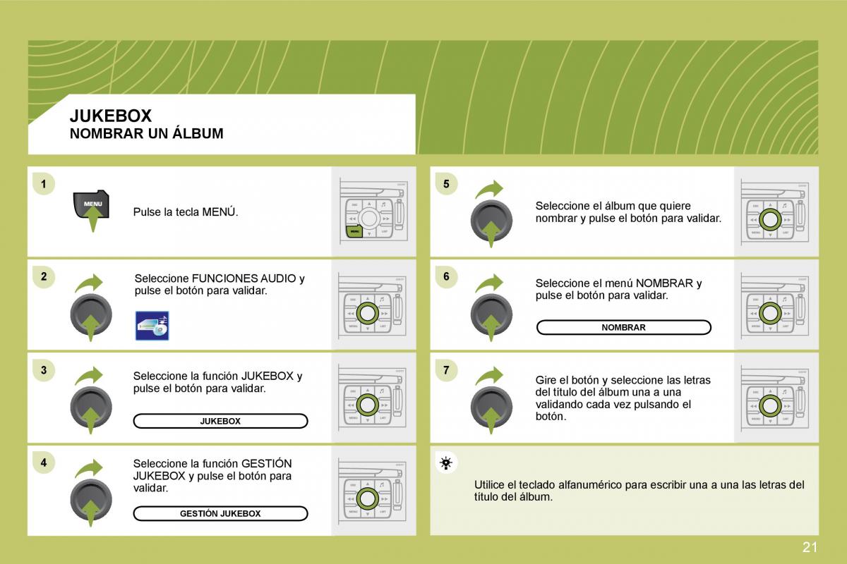 Citroen C4 I 1 owners manual manual del propietario / page 217