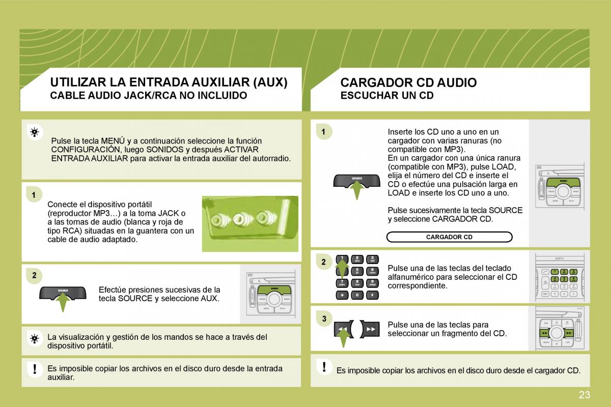 Citroen C4 I 1 owners manual manual del propietario / page 219