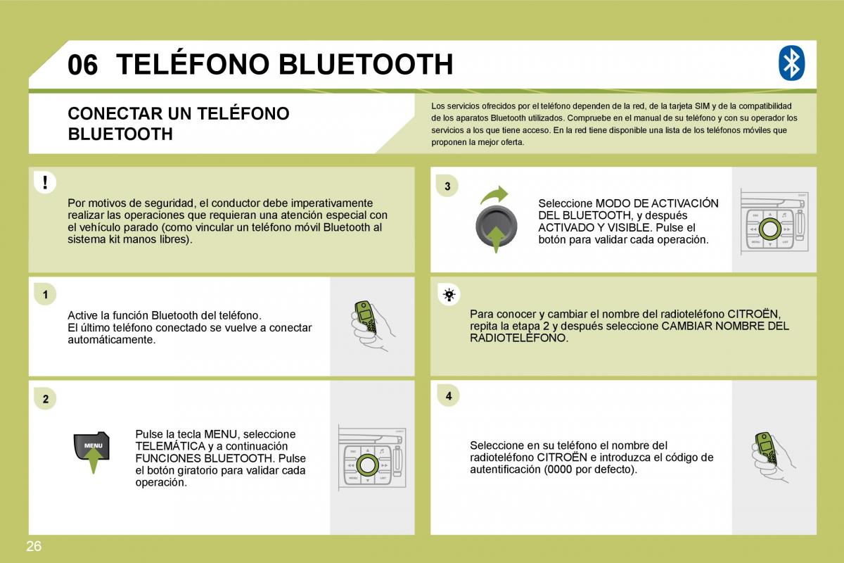 Citroen C4 I 1 owners manual manual del propietario / page 222