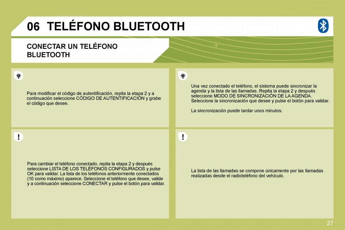 Citroen C4 I 1 owners manual manual del propietario / page 223