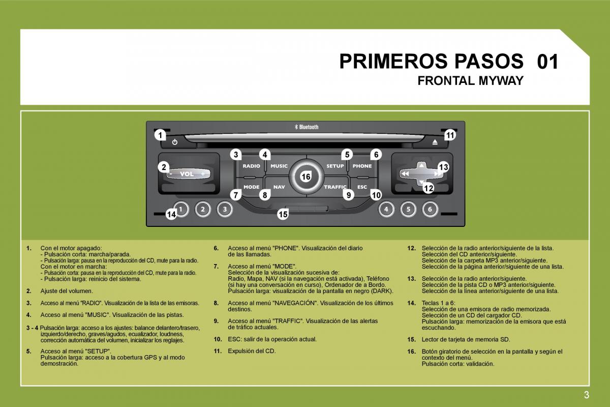 Citroen C4 I 1 owners manual manual del propietario / page 242