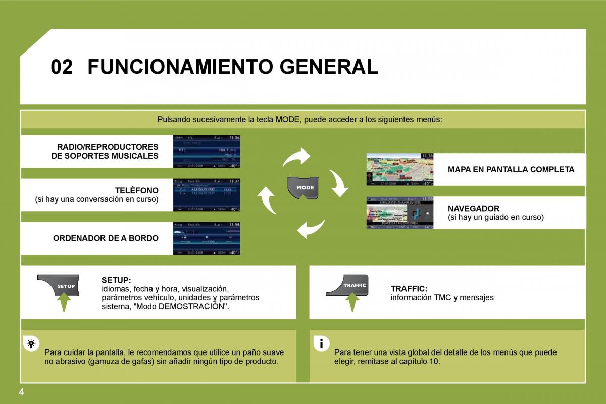 Citroen C4 I 1 owners manual manual del propietario / page 243