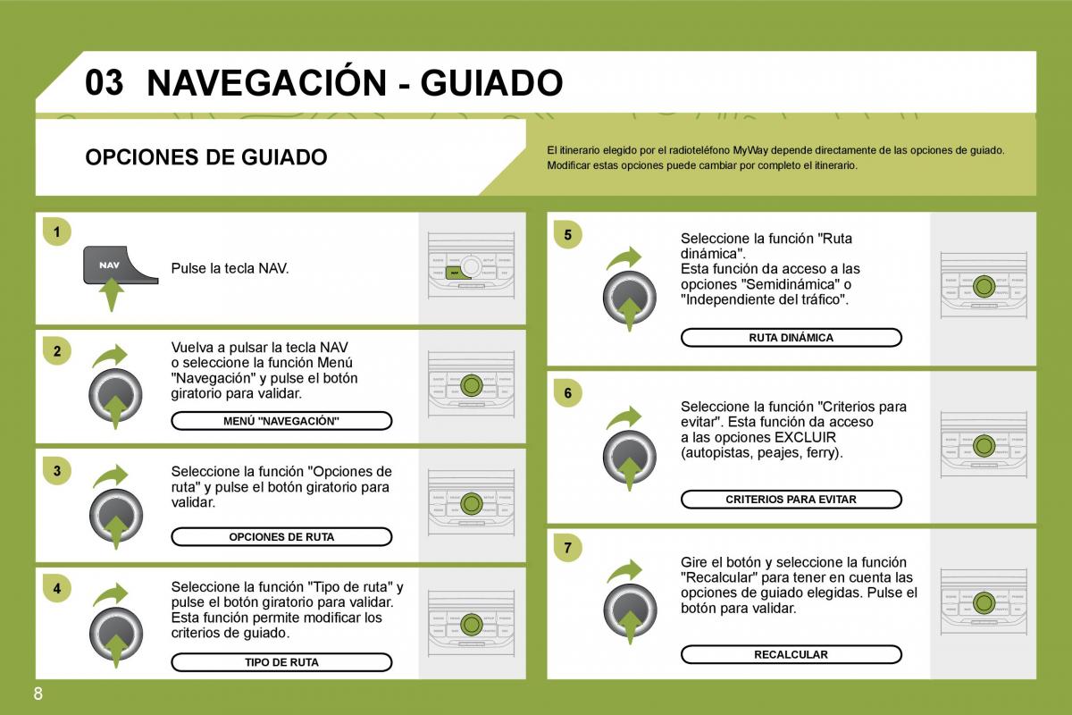 Citroen C4 I 1 owners manual manual del propietario / page 247