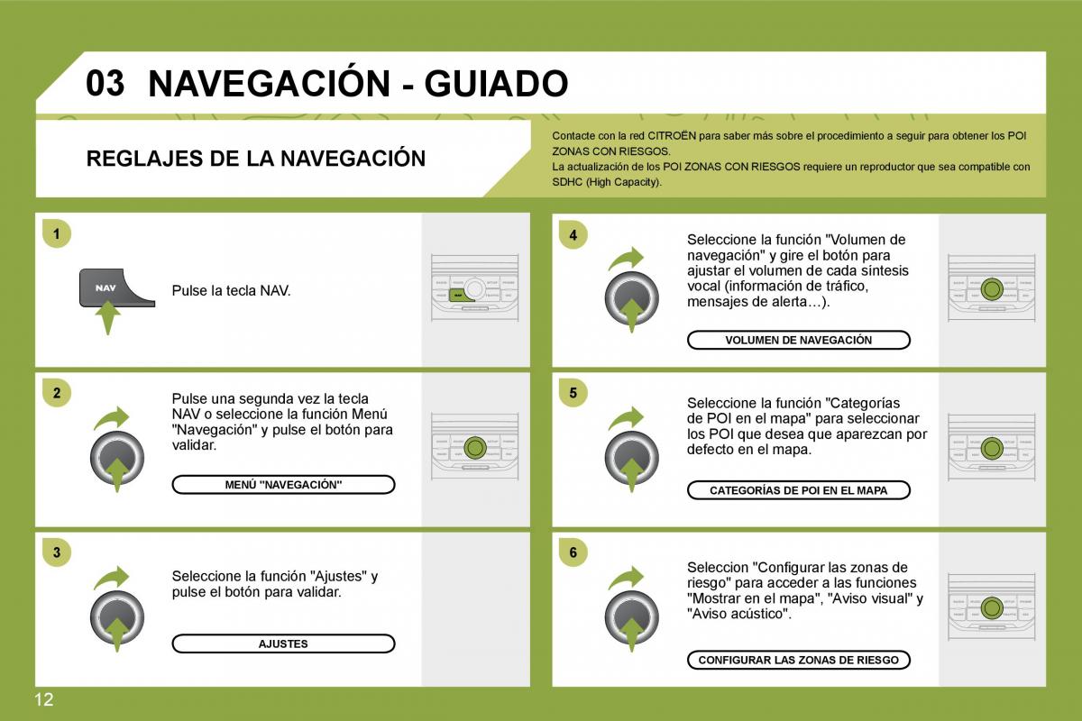 Citroen C4 I 1 owners manual manual del propietario / page 251