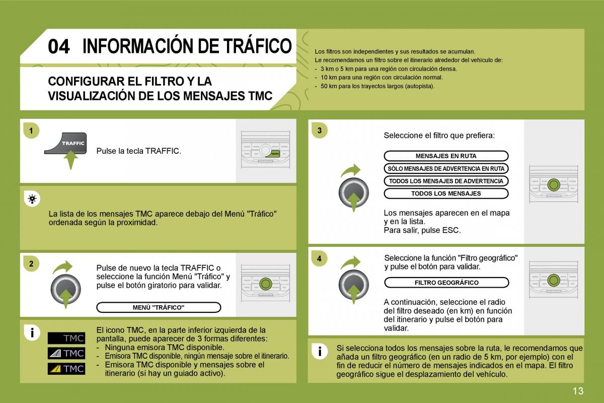 Citroen C4 I 1 owners manual manual del propietario / page 252