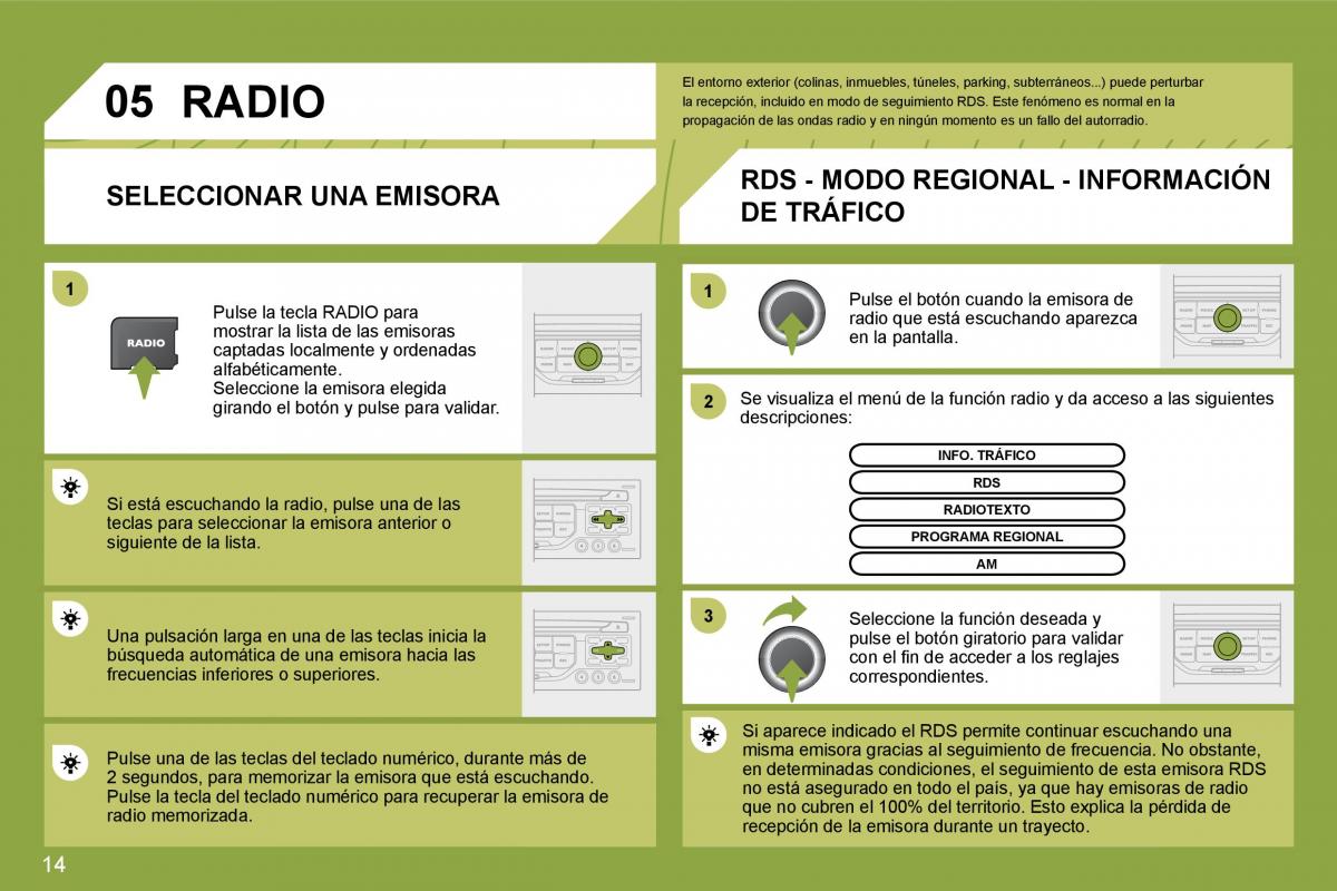 Citroen C4 I 1 owners manual manual del propietario / page 253