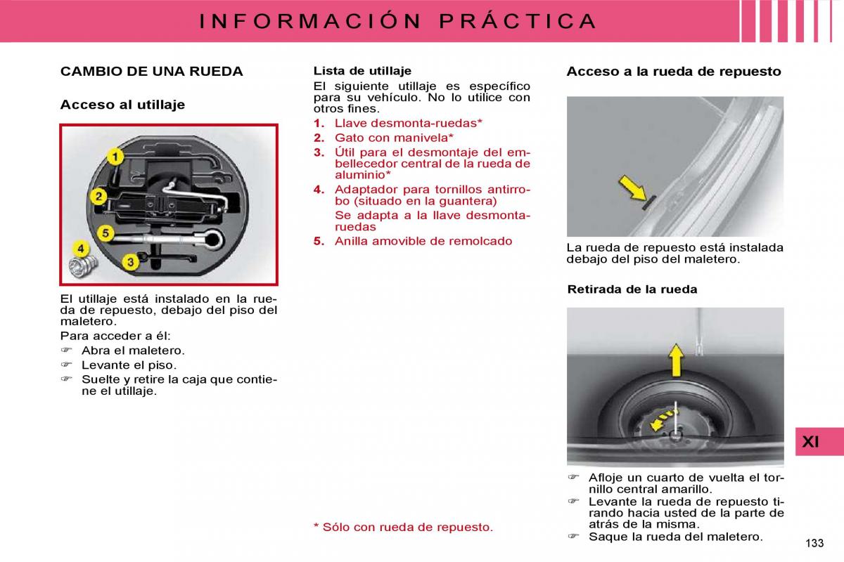 Citroen C4 I 1 owners manual manual del propietario / page 272