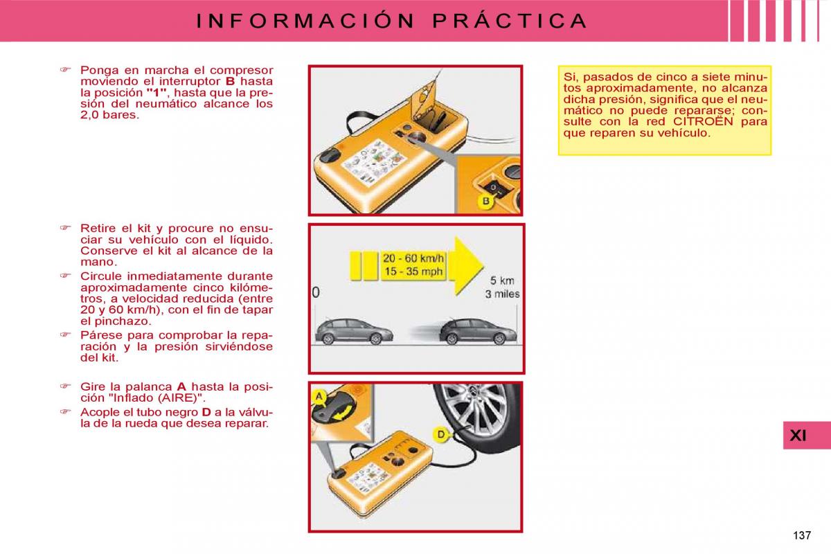 Citroen C4 I 1 owners manual manual del propietario / page 276