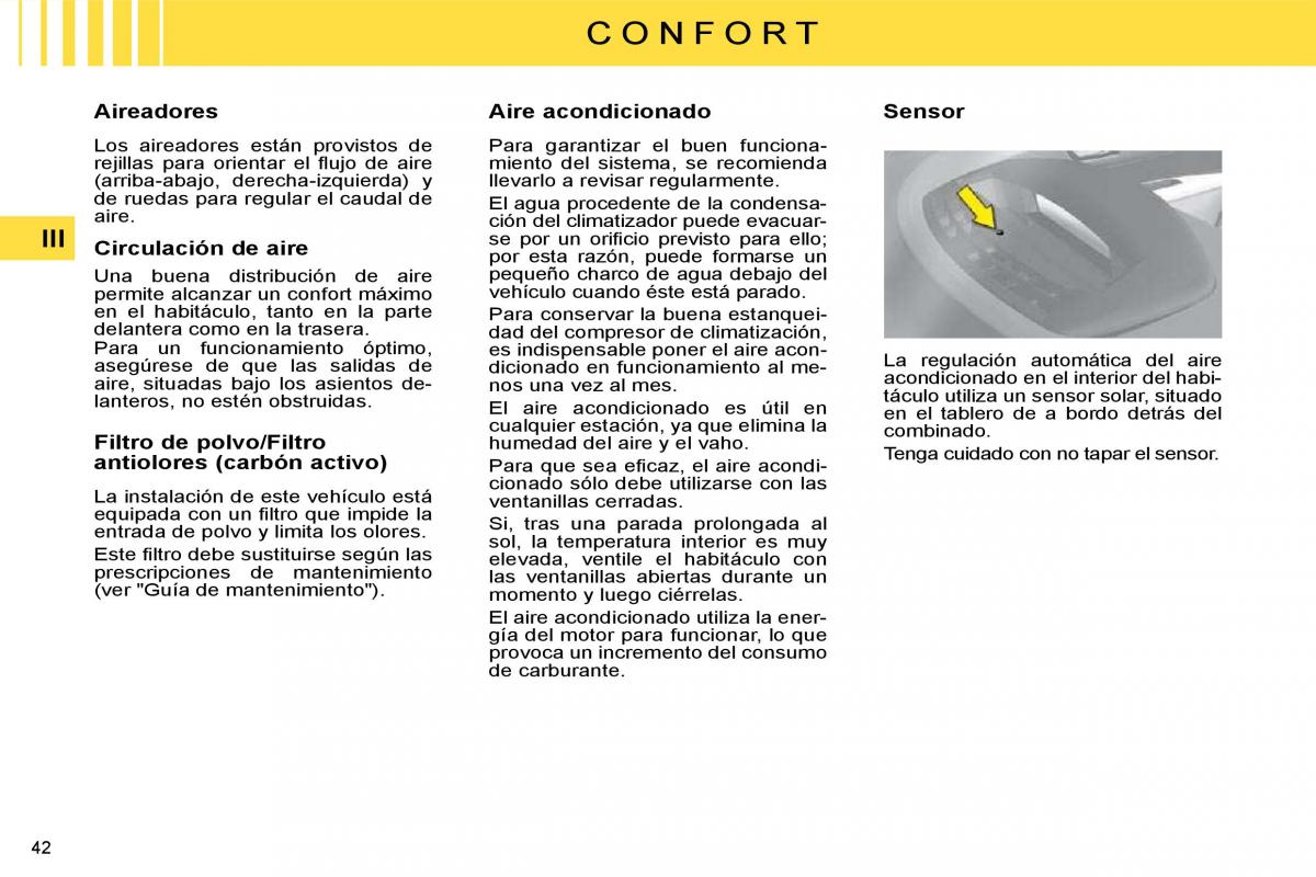 Citroen C4 I 1 owners manual manual del propietario / page 29