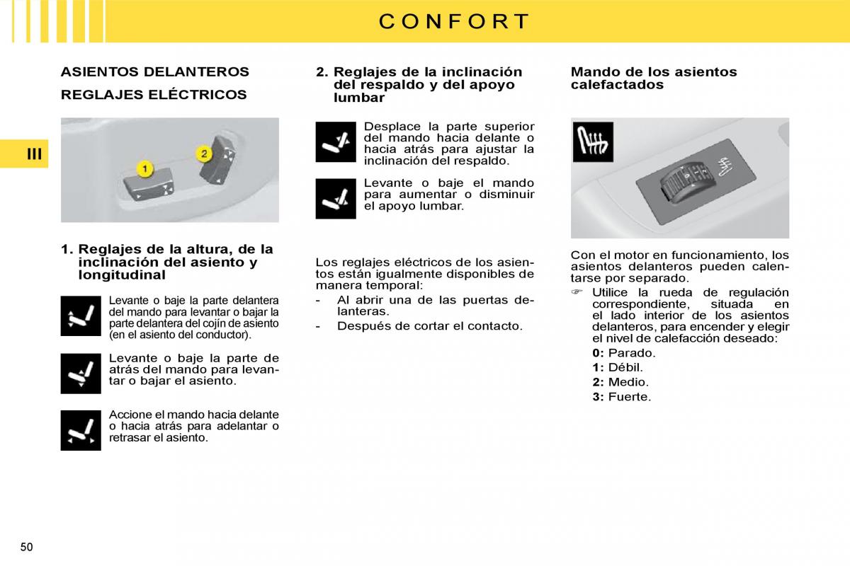 Citroen C4 I 1 owners manual manual del propietario / page 37