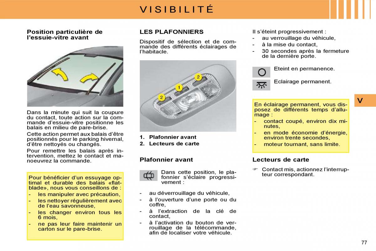 Citroen C4 I 1 owners manual manuel du proprietaire / page 56