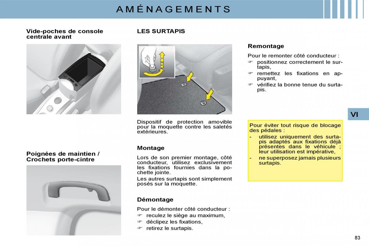 Citroen C4 I 1 owners manual manuel du proprietaire / page 62