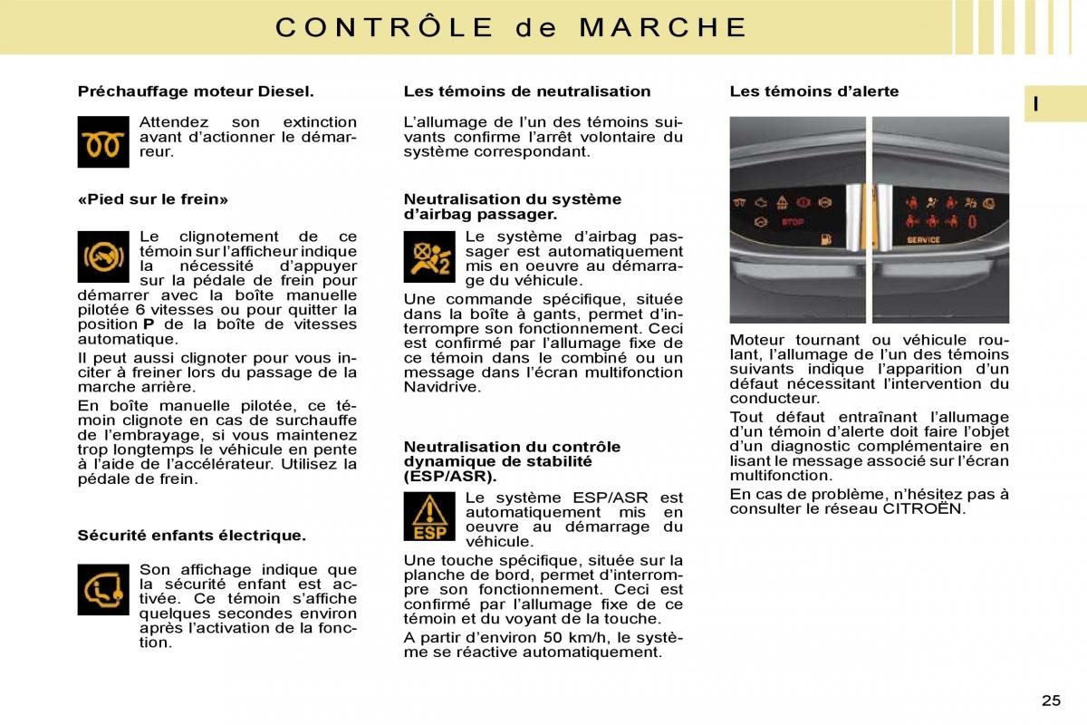 Citroen C4 I 1 owners manual manuel du proprietaire / page 8