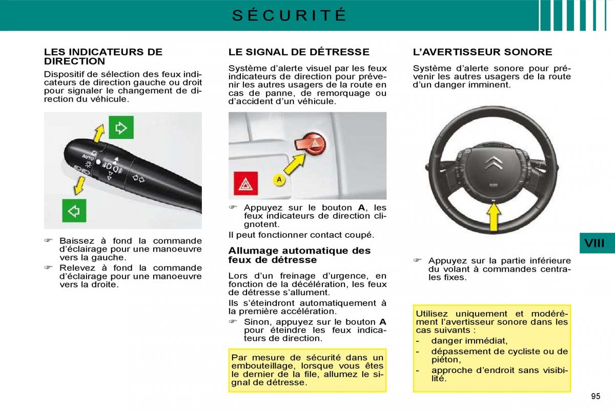 Citroen C4 I 1 owners manual manuel du proprietaire / page 84