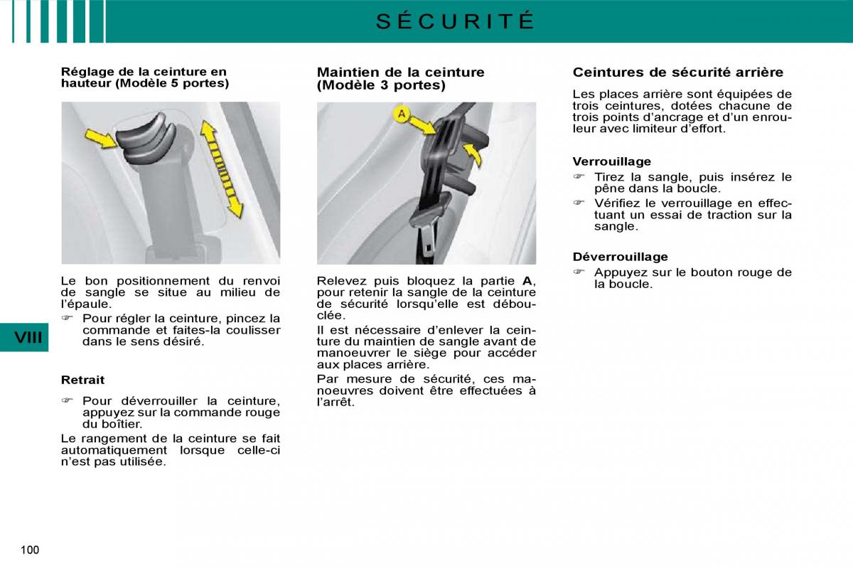 Citroen C4 I 1 owners manual manuel du proprietaire / page 88